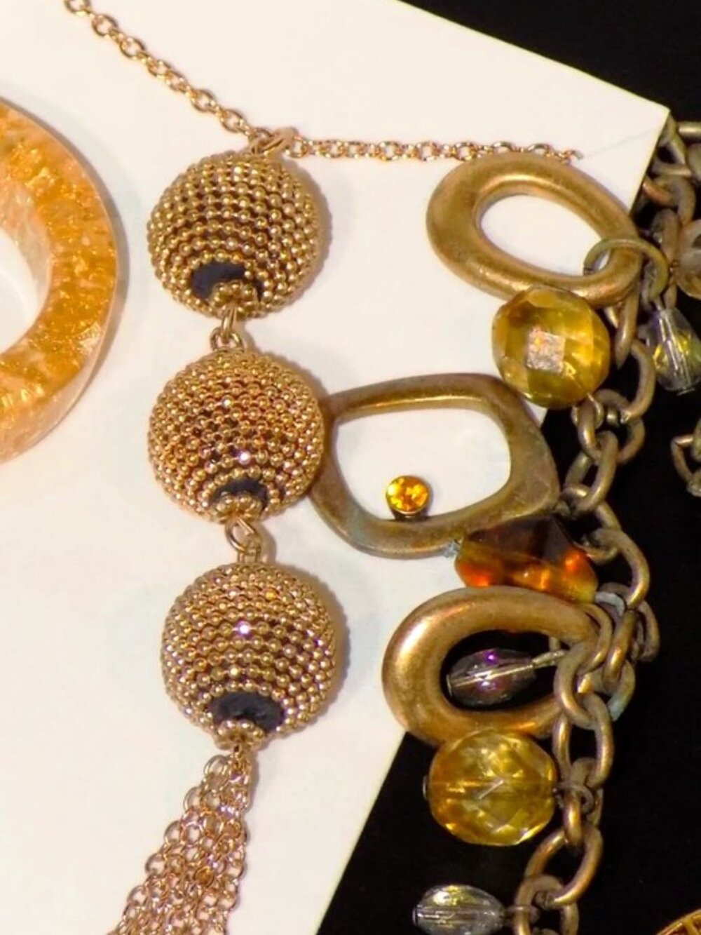 Lot of 7 New & Vintage Chico's Necklaces & Earrings Bundle - Picture 6 of 9